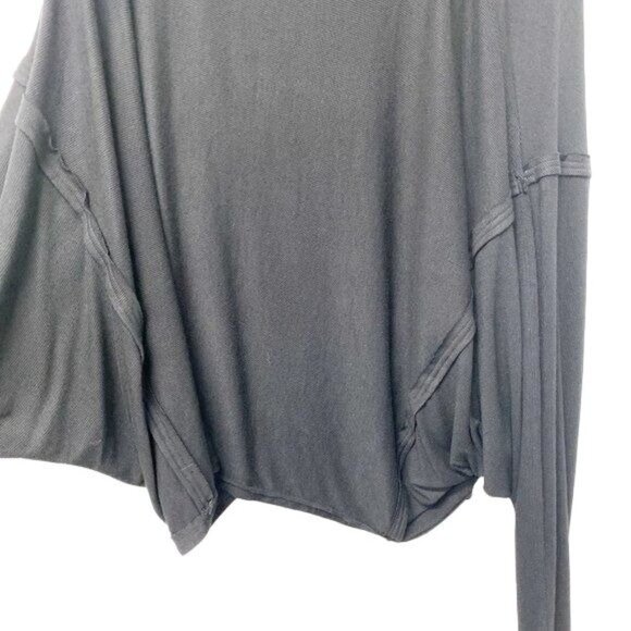 Free People Black Dolman Turtleneck Top - Picture 7 of 8